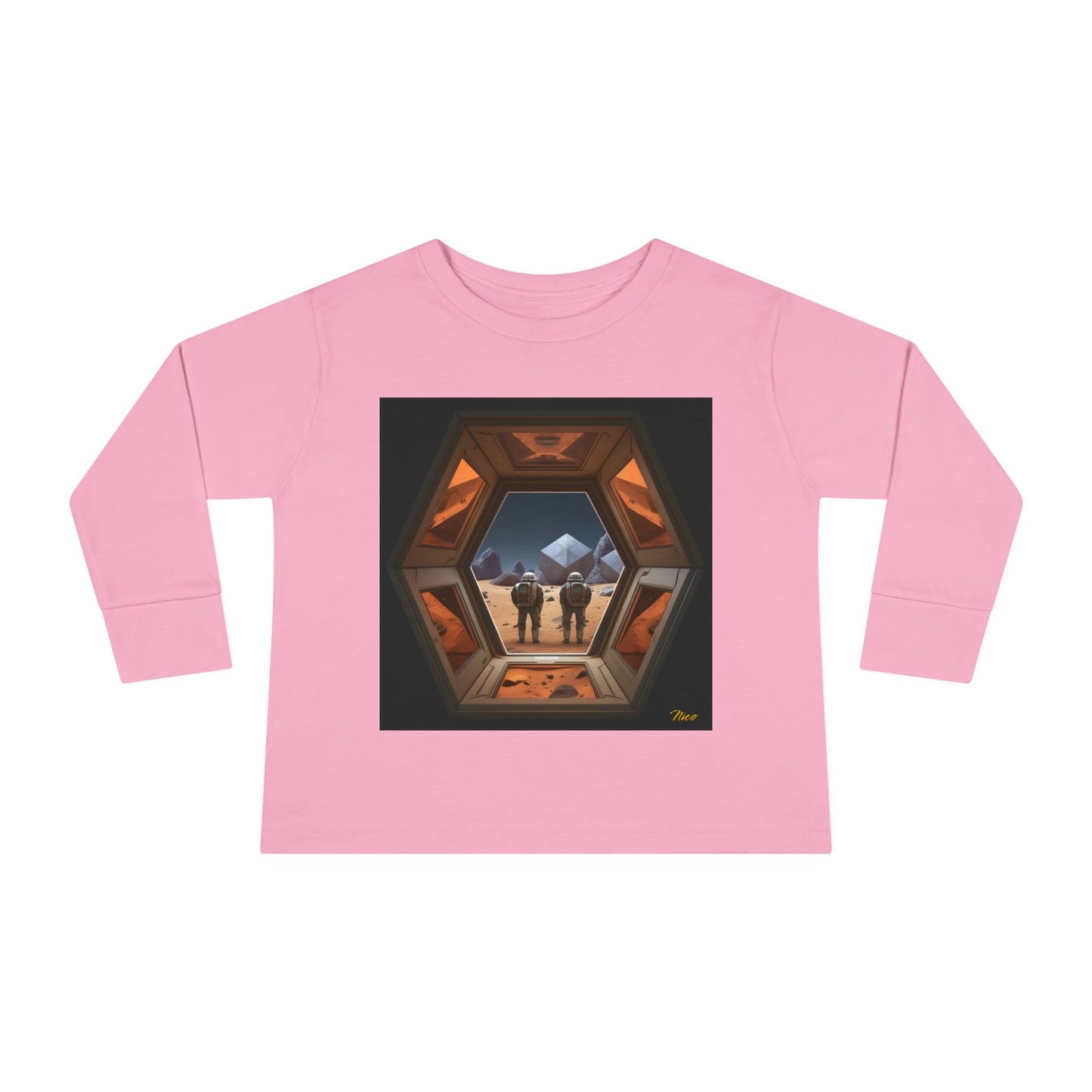 Elons' Dream Series Print #6 Toddler Long Sleeve Tee