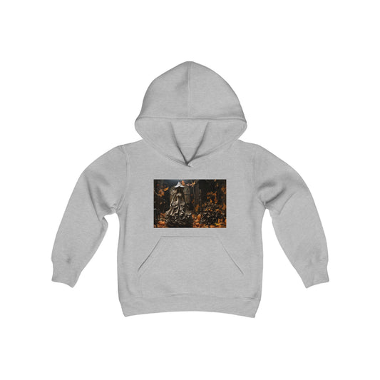 Halloween 2024 Series Print #1 Youth Heavy Blend Hooded Sweatshirt