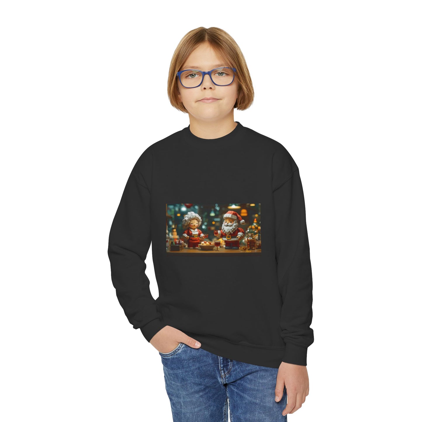 Chirstmas 2024 Series Print #2 Youth Crewneck Sweatshirt