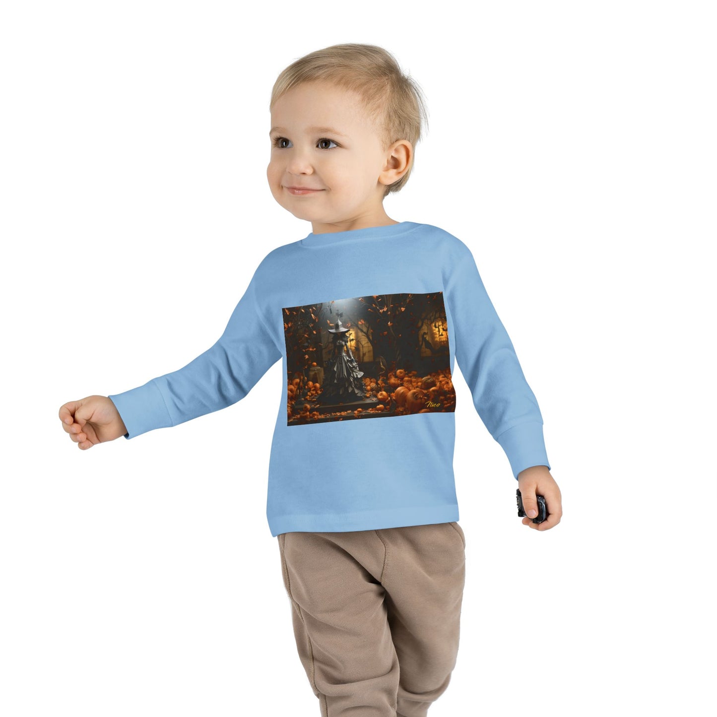 Halloween 2024 Series Print #10 Toddler Long Sleeve Tee