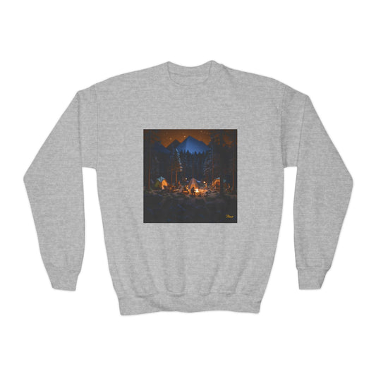 Under The Starry Skies Series Print #1 Youth Crewneck Sweatshirt