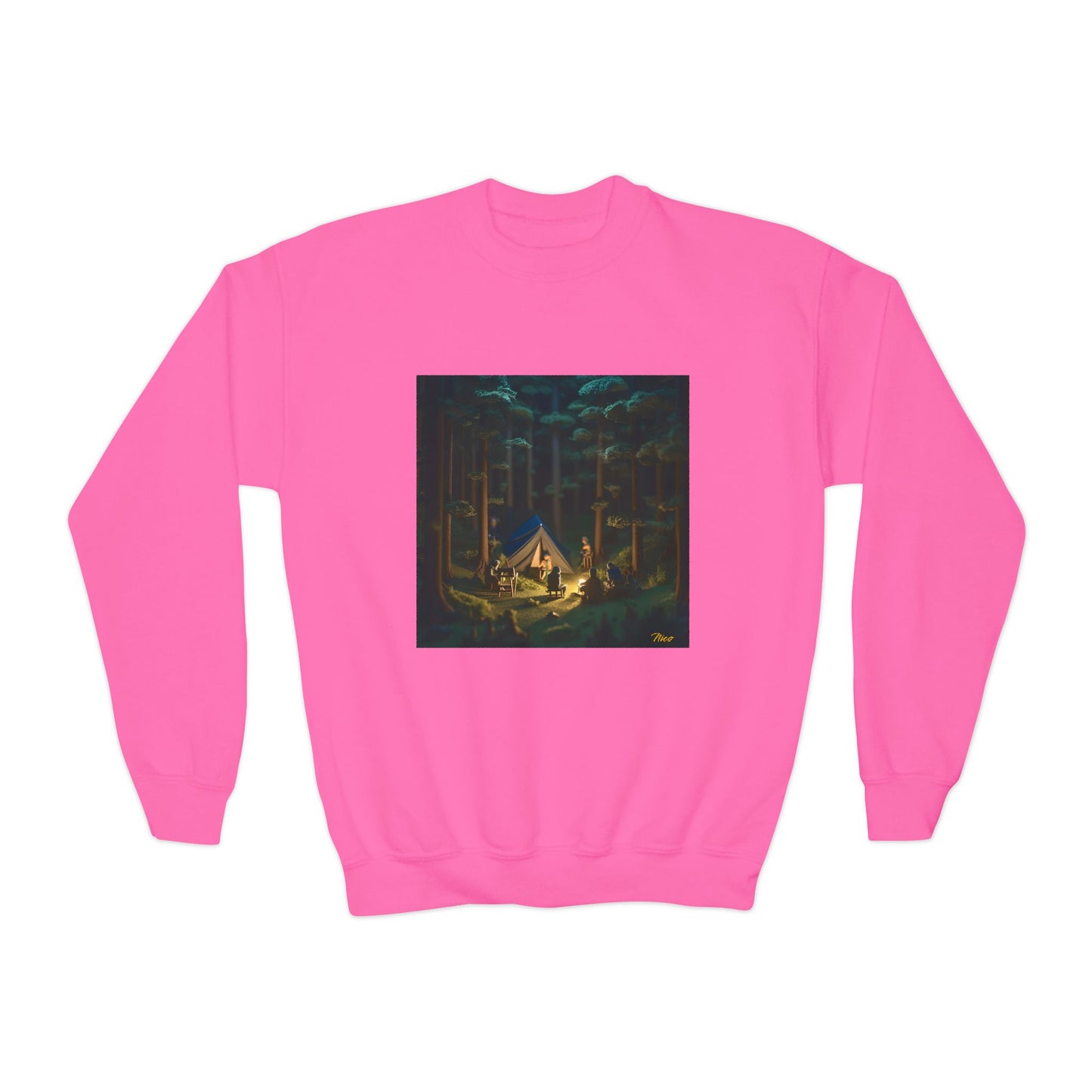 Under The Starry Skies Series Print #6 Youth Crewneck Sweatshirt