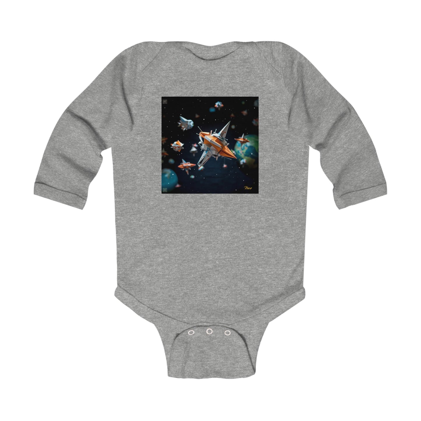 Elons' Dream Series Print #1 Infant Long Sleeve Bodysuit