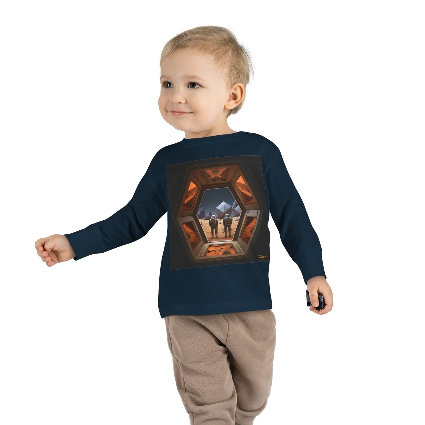 Elons' Dream Series Print #6 Toddler Long Sleeve Tee