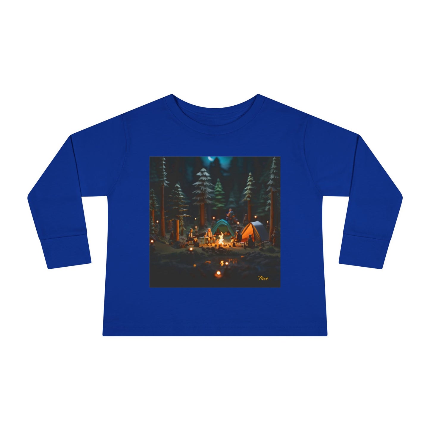 Under The Starry Skies Series Print #3 Toddler Long Sleeve Tee