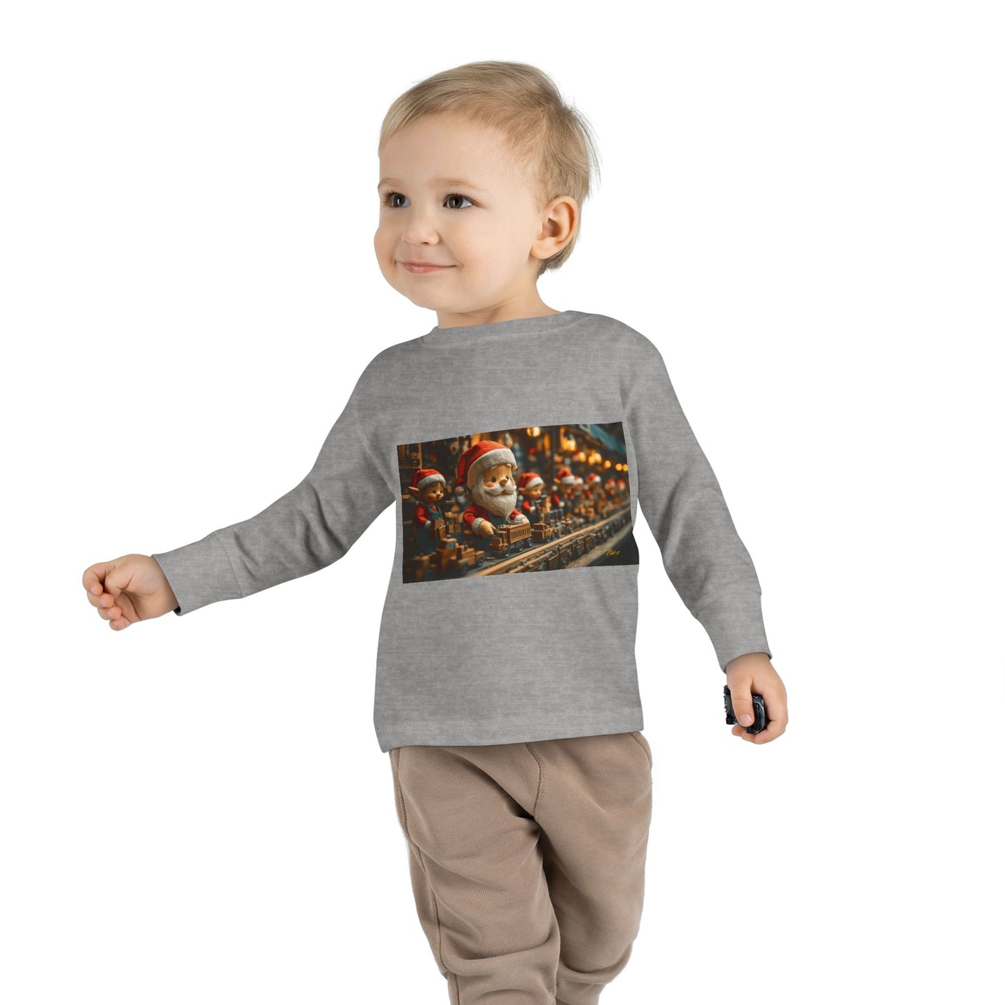 Chirstmas 2024 Series Print #3 Toddler Long Sleeve Tee