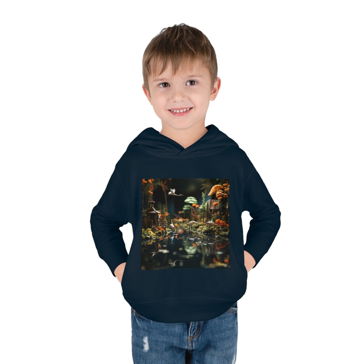 Born On A Bayou Series Print #6 Toddler Pullover Fleece Hoodie