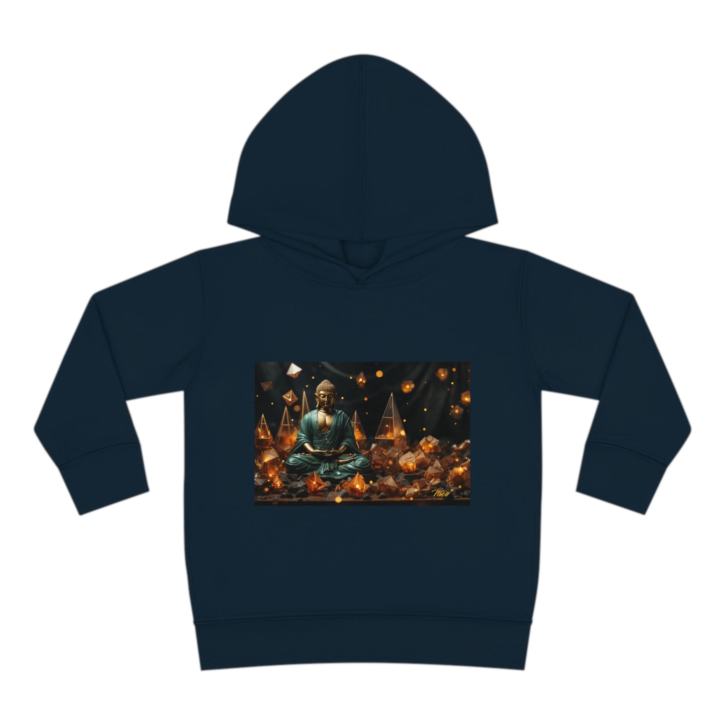 Ascending Buddah Series Print #4 Toddler Pullover Fleece Hoodie