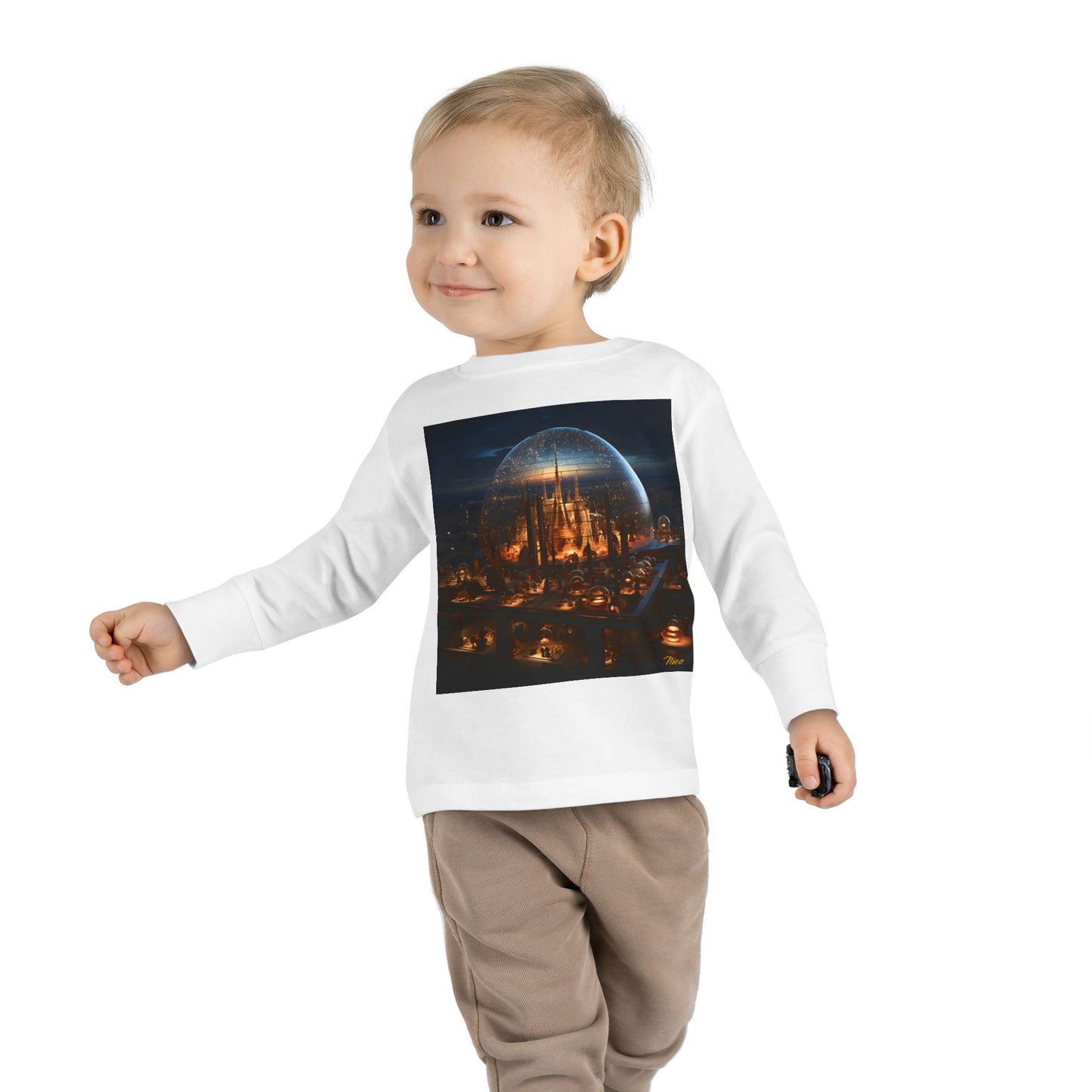 Elons' Dream Series Print #10 Toddler Long Sleeve Tee