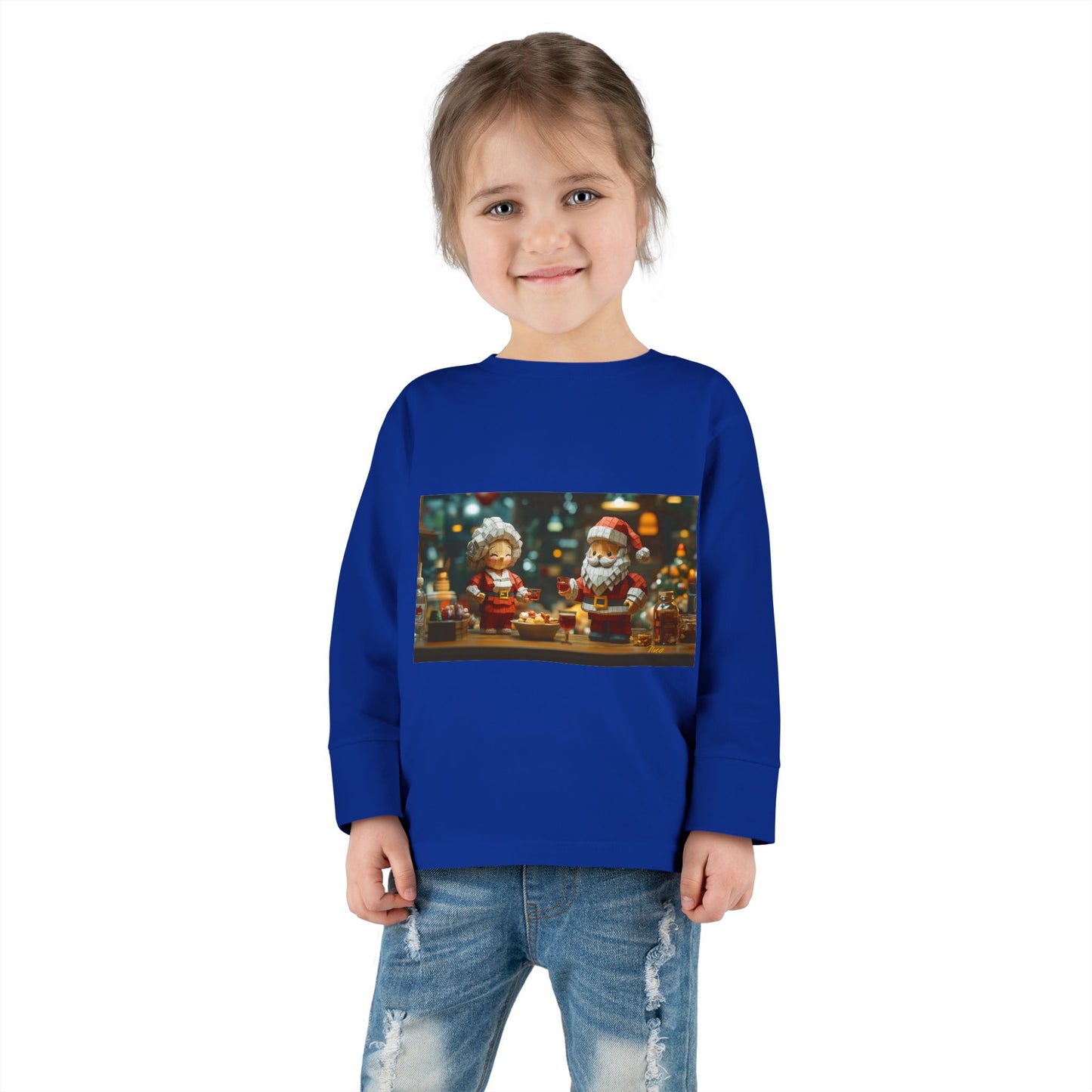 Chirstmas 2024 Series Print #2 Toddler Long Sleeve Tee