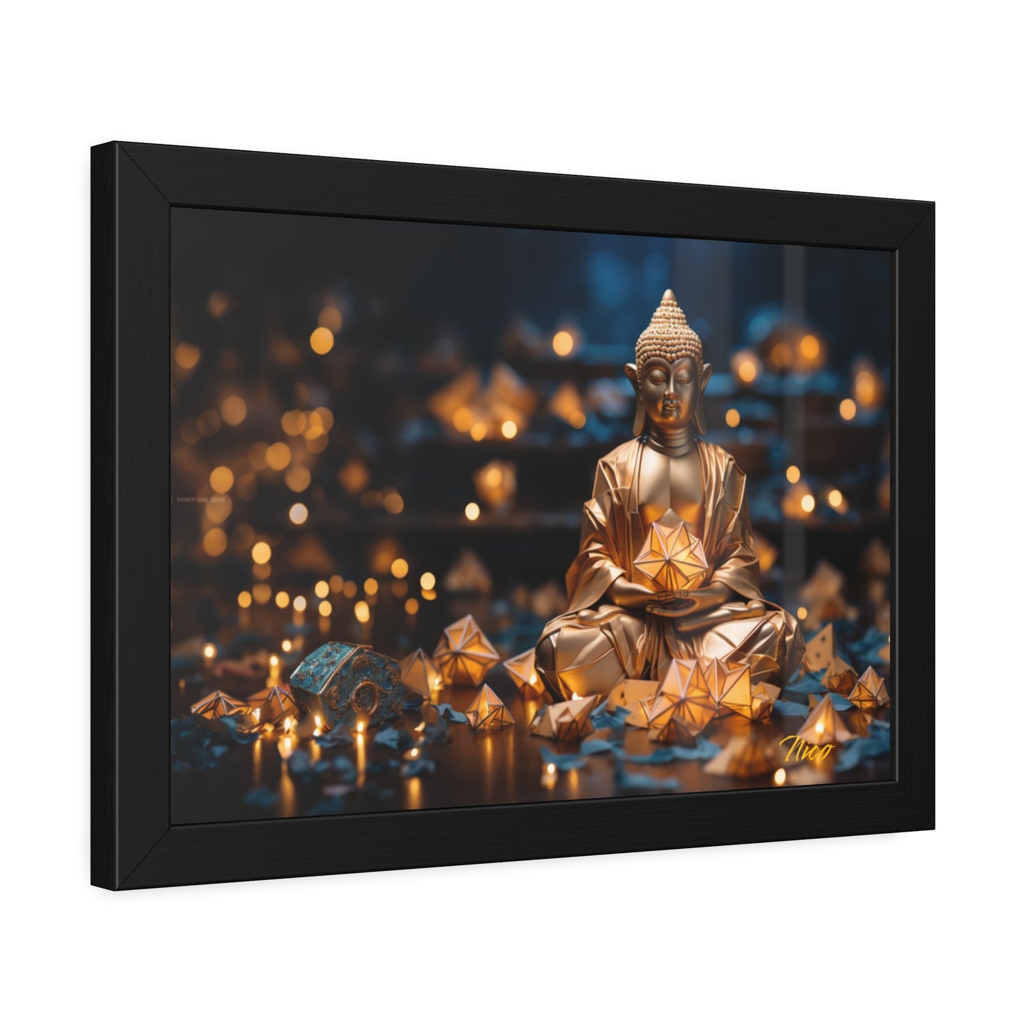 Ascending Buddha Series Print #9 - Framed Fine Art Paper Print