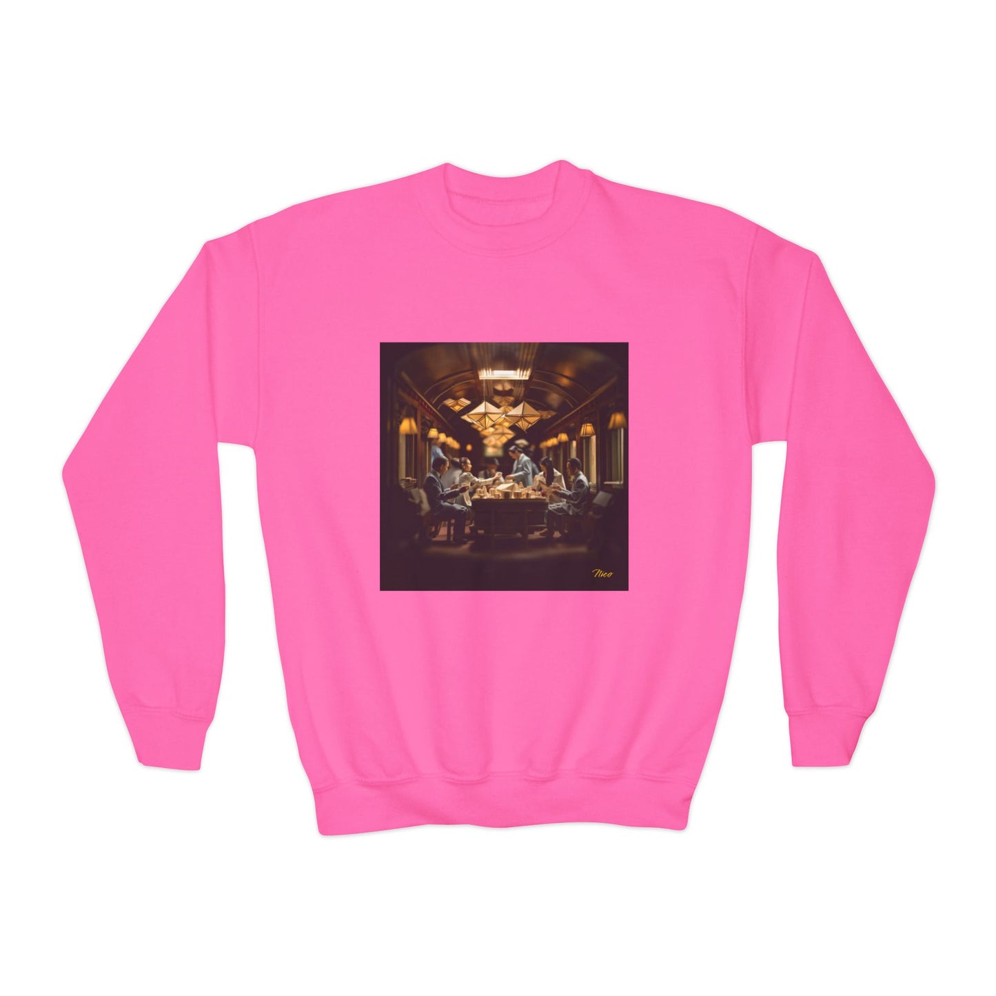 Orient Express Series Print #6 Youth Crewneck Sweatshirt