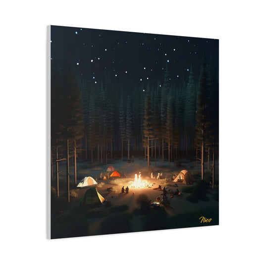 Campfire Series Print #2 - Streched Matte Canvas Print, 1.25" Thick