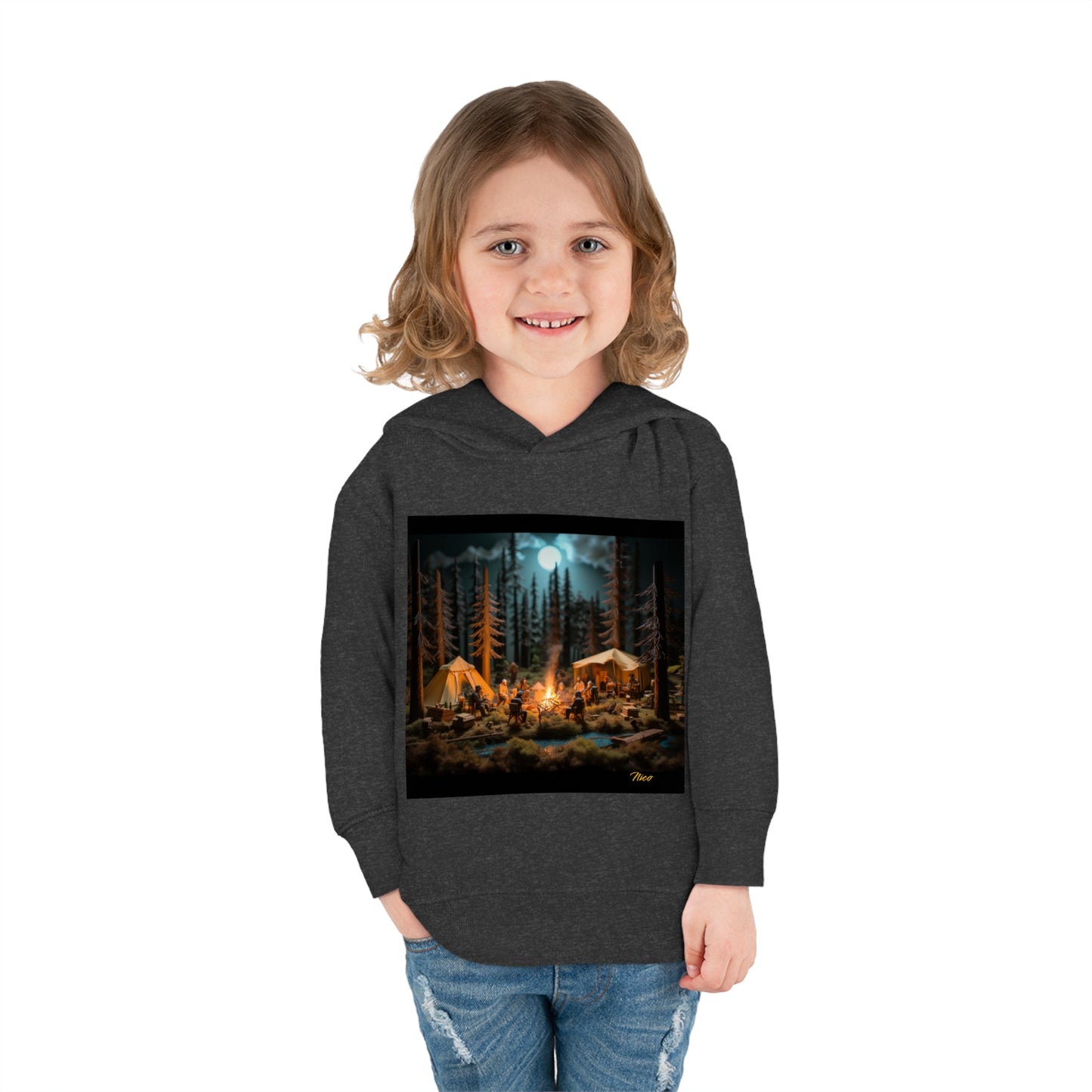 Under The Starry Skies Series Print #8 Toddler Pullover Fleece Hoodie