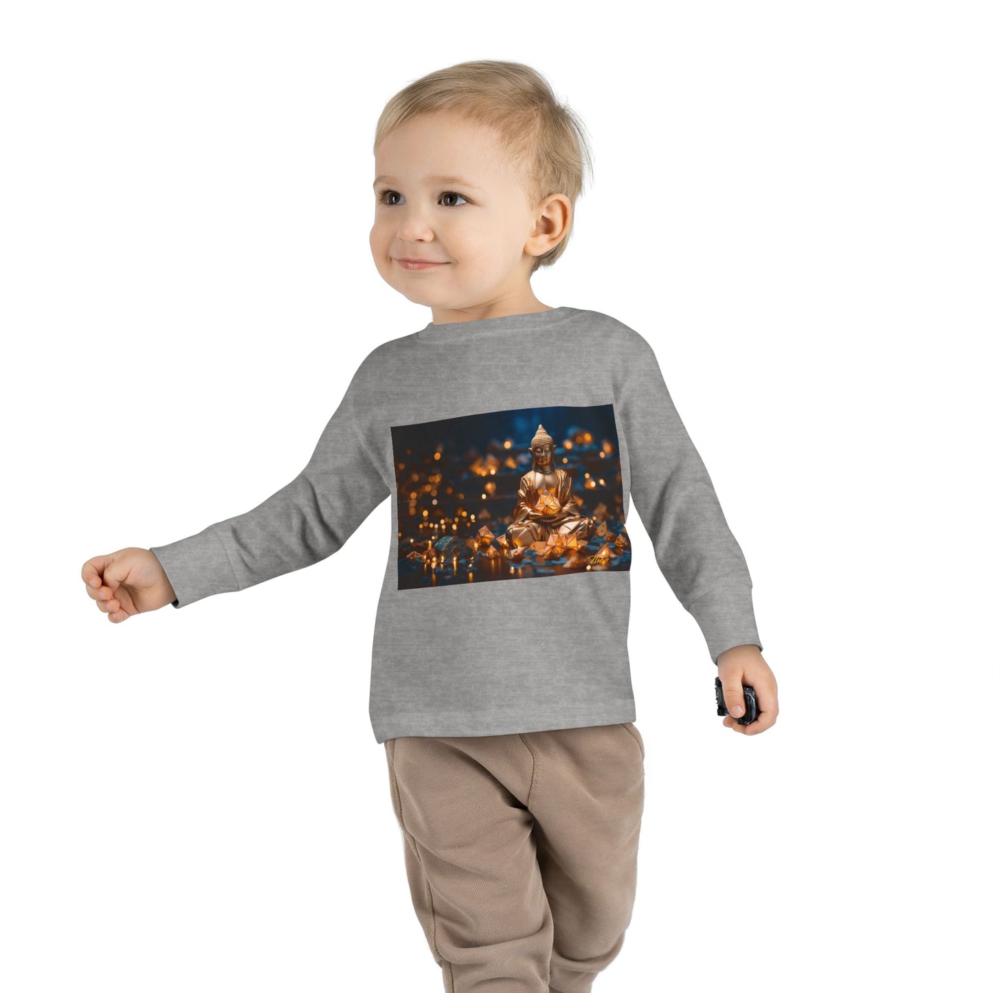 Ascending Buddha Series Print #10 Toddler Long Sleeve Tee