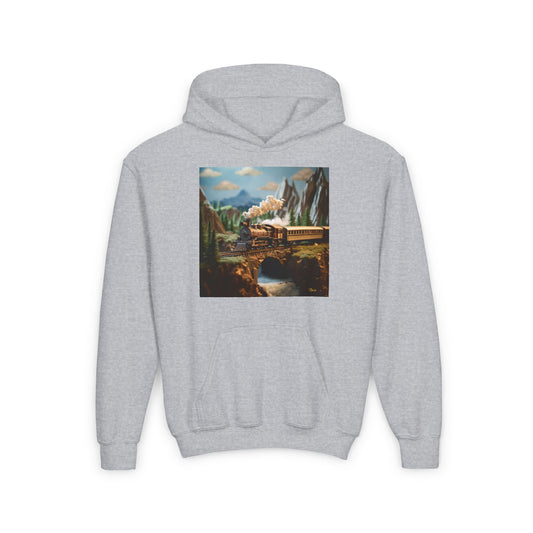 Orient Express Series Print #5 Youth Heavy Blend Hooded Sweatshirt