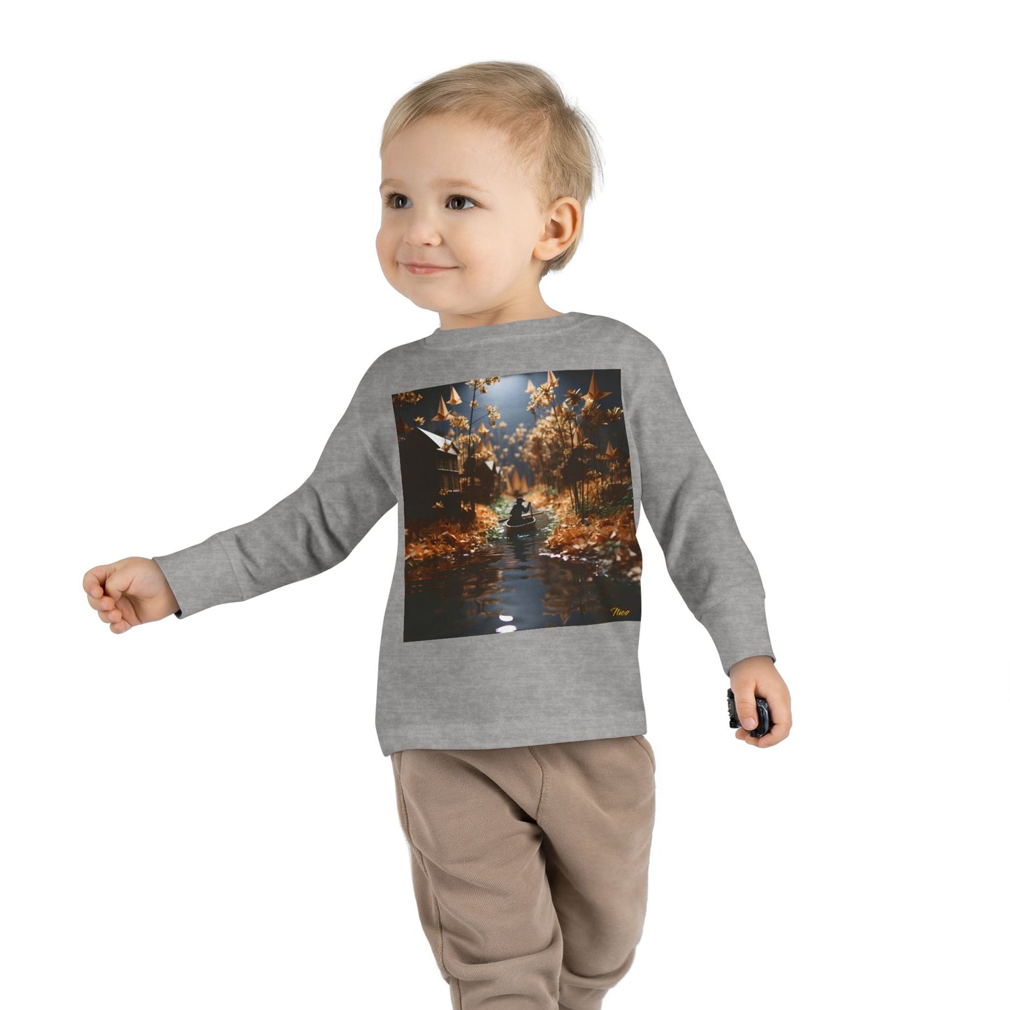 Born On A Bayou Series Print #5 Toddler Long Sleeve Tee