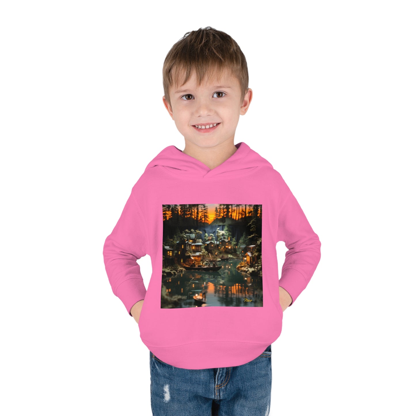 Born On A Bayou Series Print #2 Toddler Pullover Fleece Hoodie