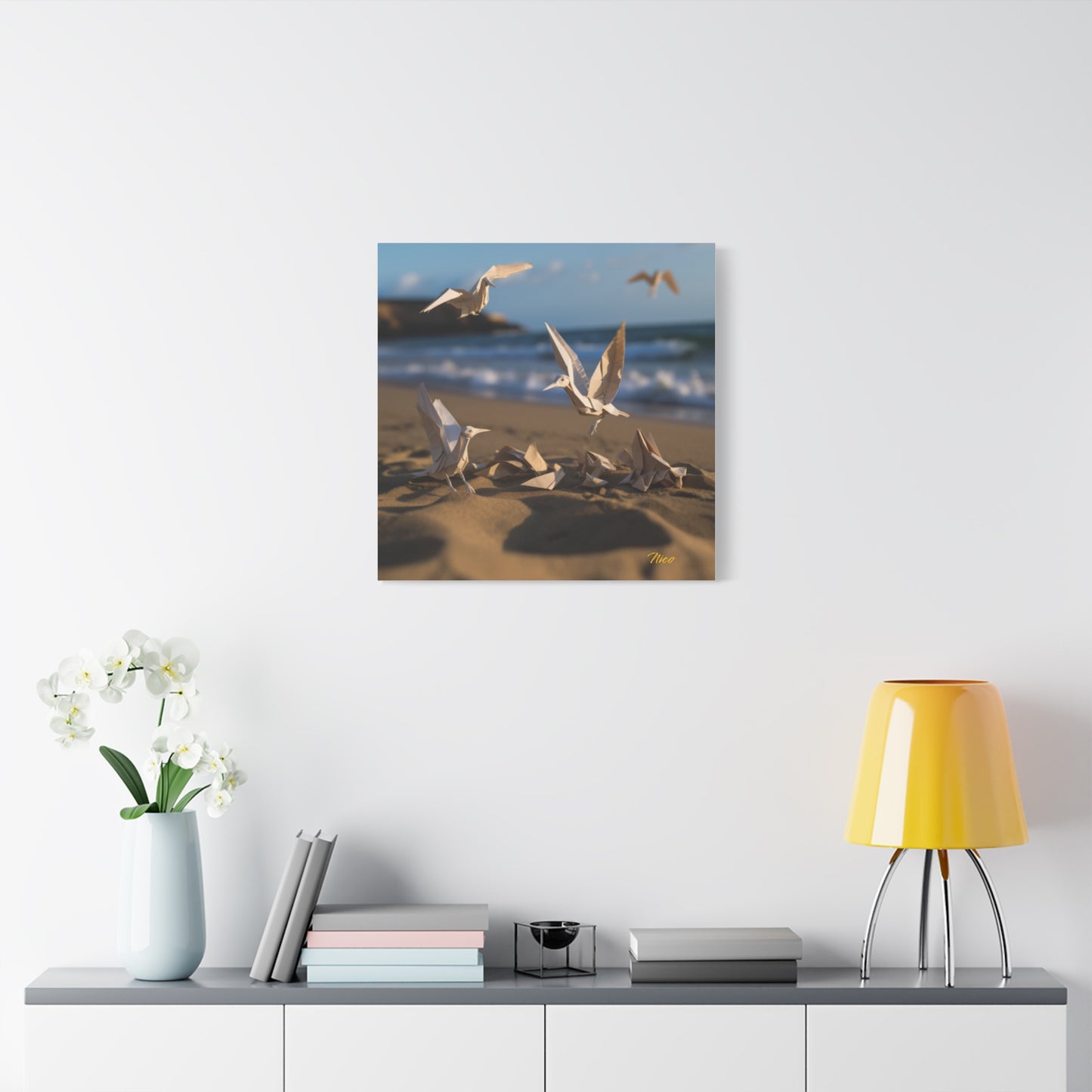 By The Seaside Series Print #7 - Streched Matte Canvas Print, 1.25" Thick