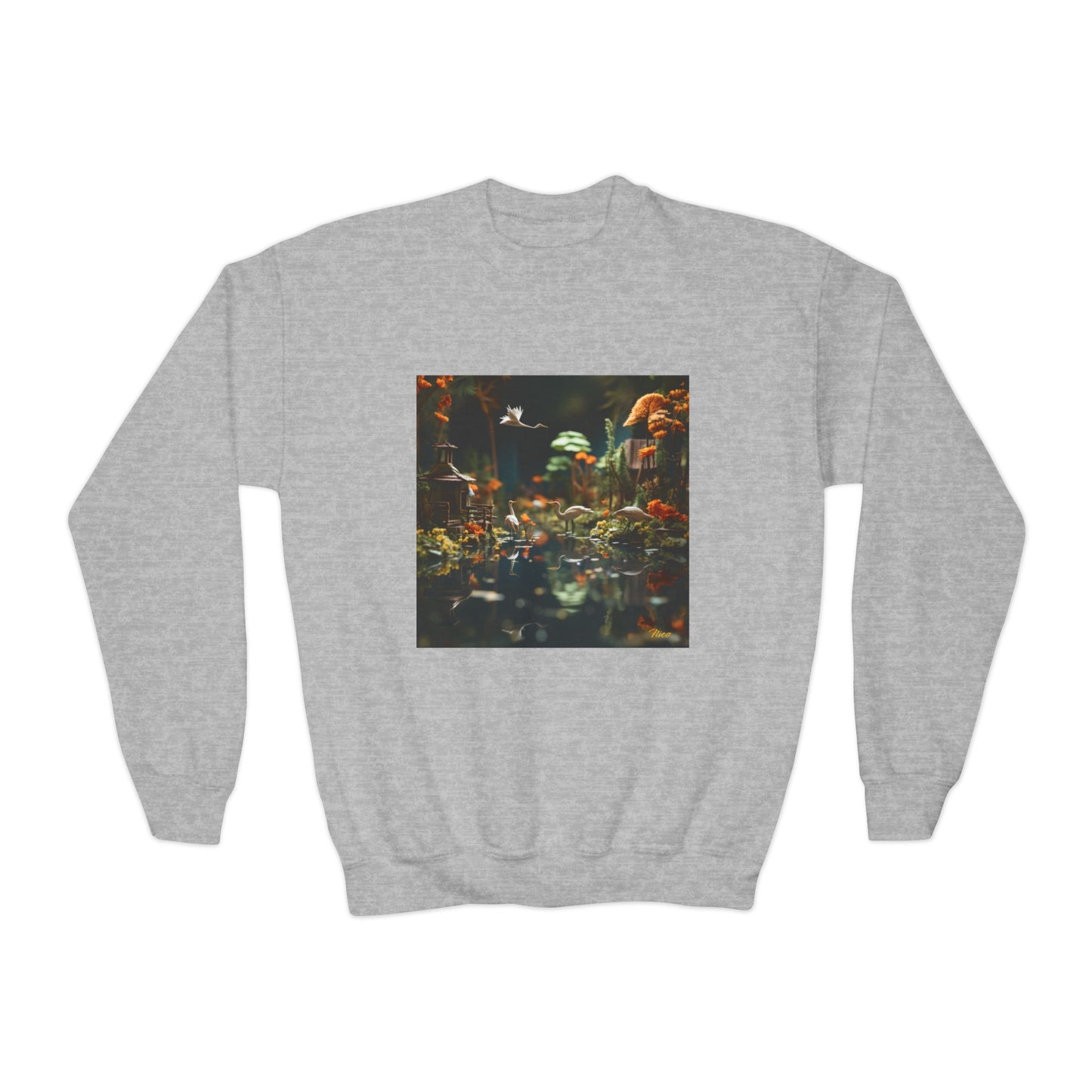 Born On A Bayou Series Print #6 Youth Crewneck Sweatshirt