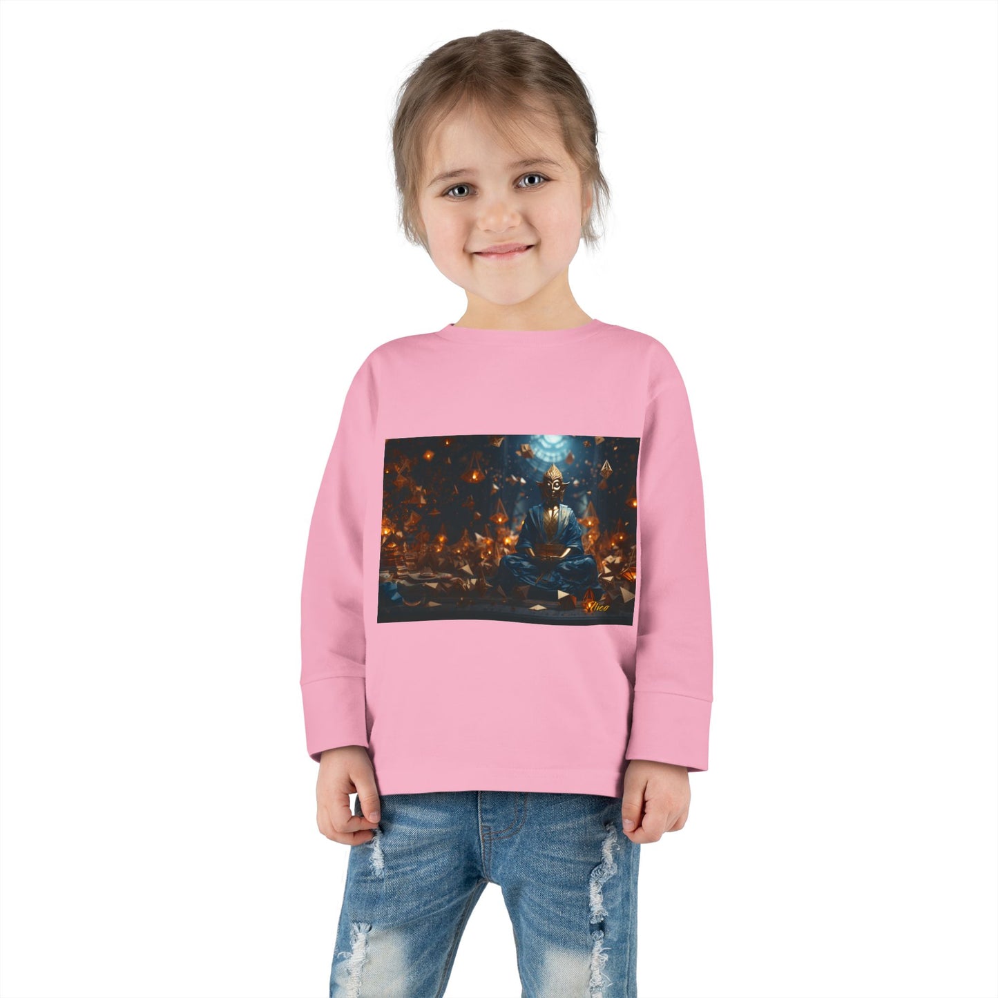 Ascending Buddha Series Print #1 Toddler Long Sleeve Tee