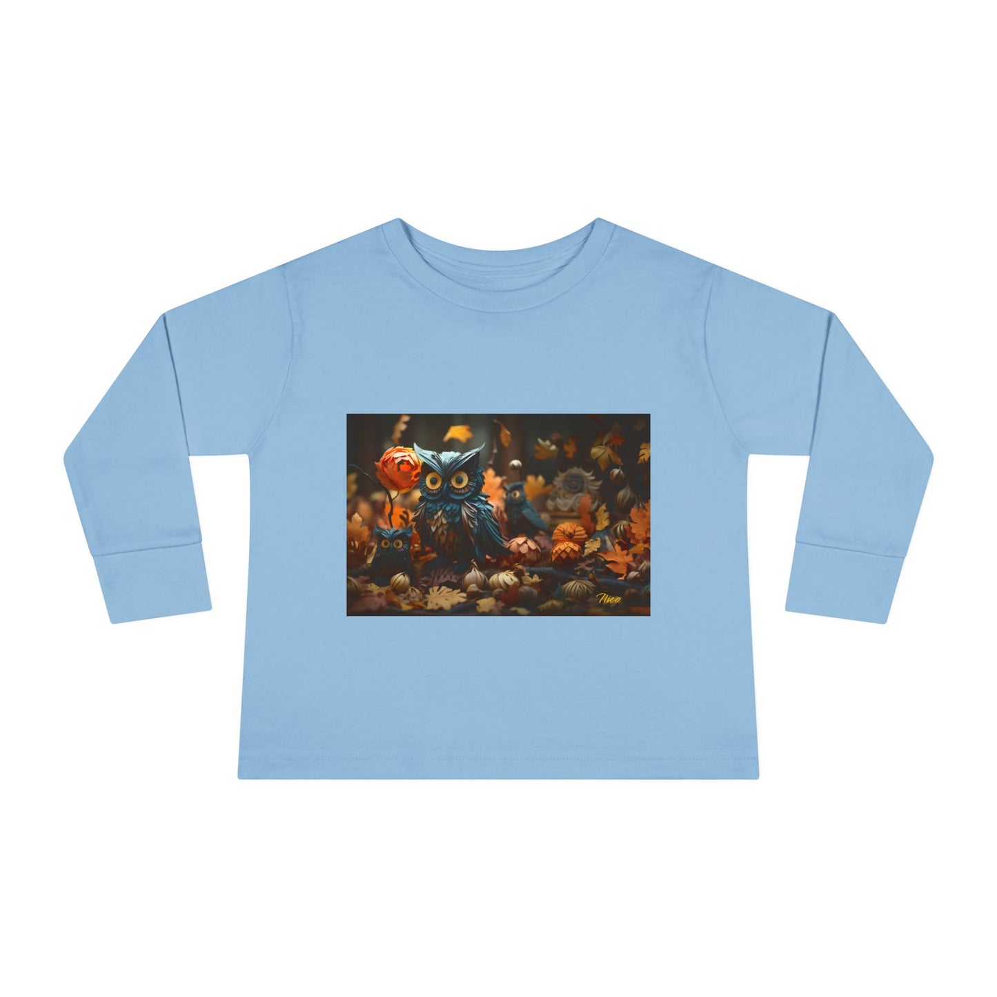 Halloween 2024 Series Print #8 Toddler Long Sleeve Tee