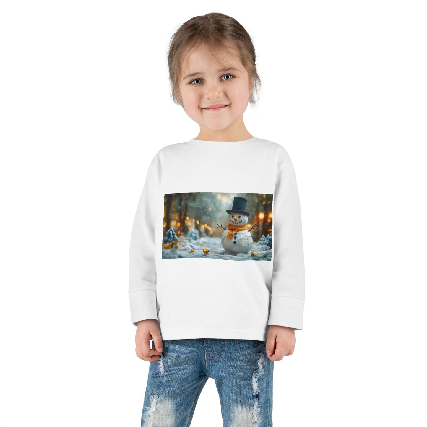 Chirstmas 2024 Series Print #11 Toddler Long Sleeve Tee