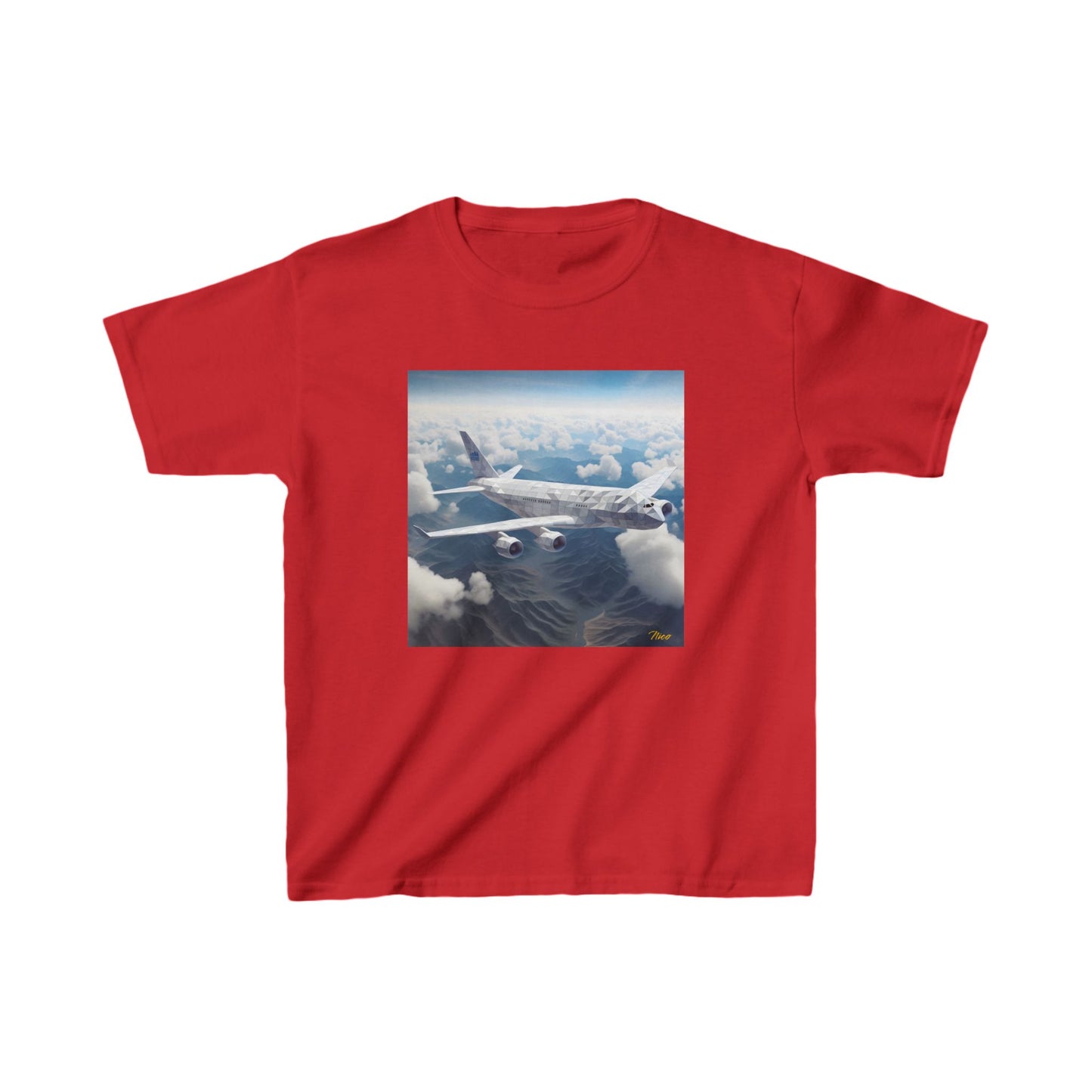 Frequent Flyer Miles Series Print #7 Kids Heavy Cotton™ Tee