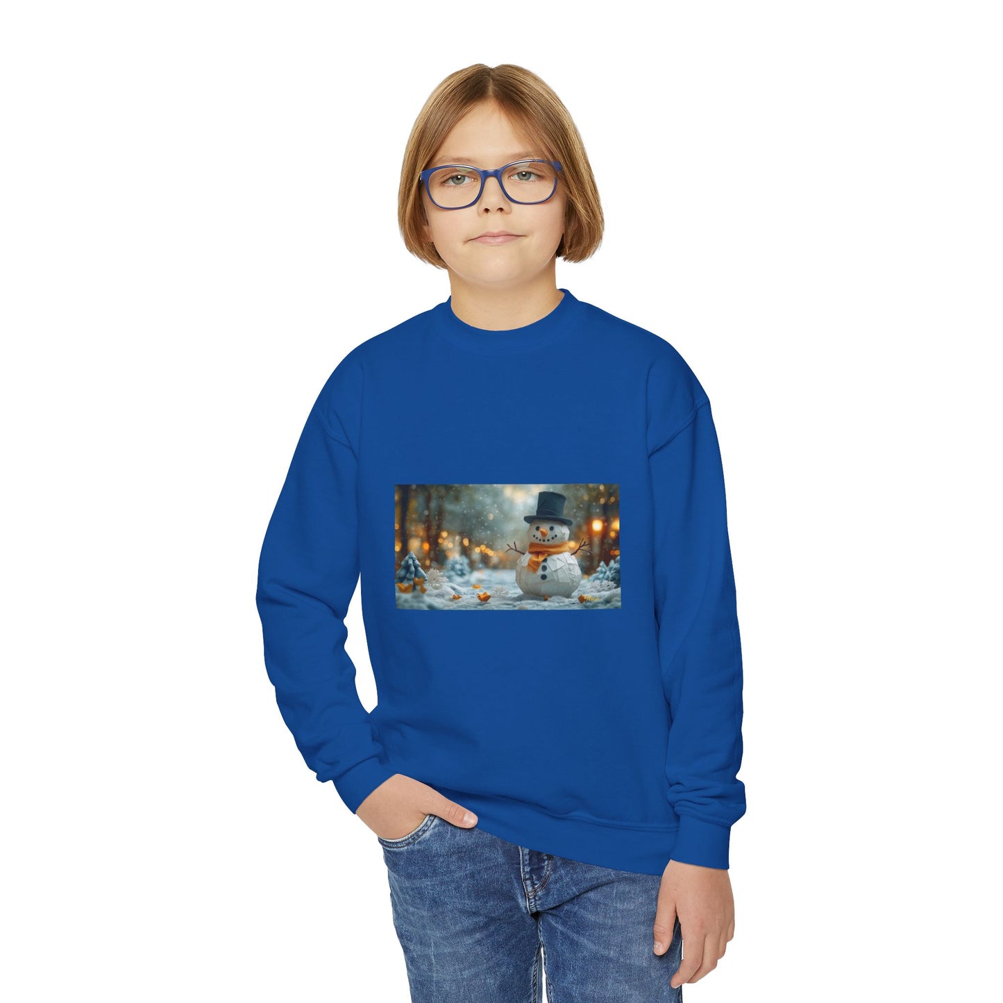 Chirstmas 2024 Series Print #11 Youth Crewneck Sweatshirt