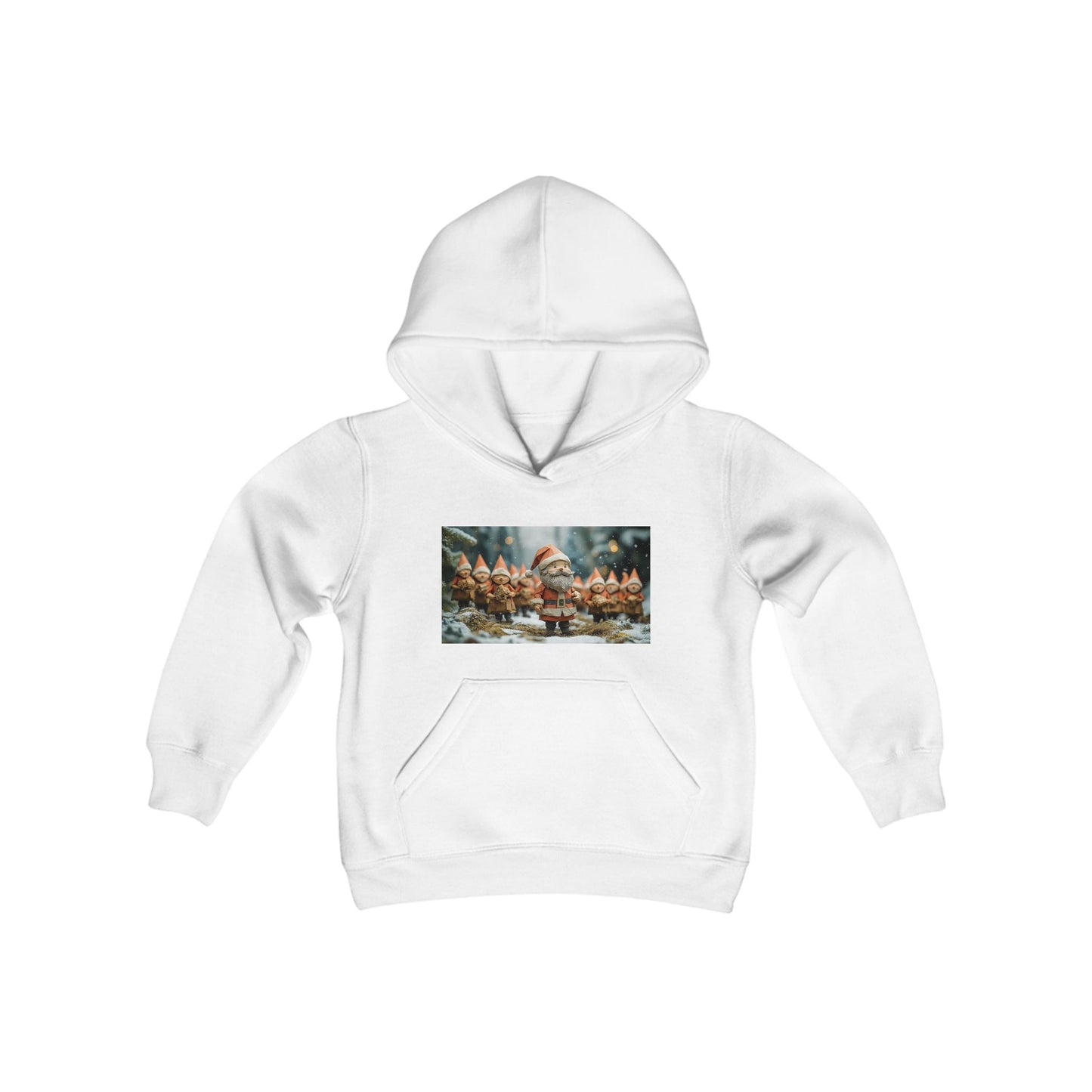 Chirstmas 2024 Series Print #4 Youth Heavy Blend Hooded Sweatshirt