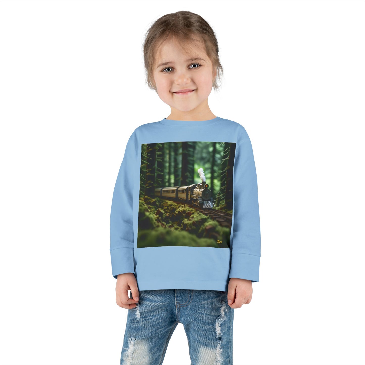 Orient Express Series Print #7 Toddler Long Sleeve Tee