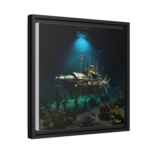 20,000 Under The Sea Series Print #7 - Black Framed Canvas Print