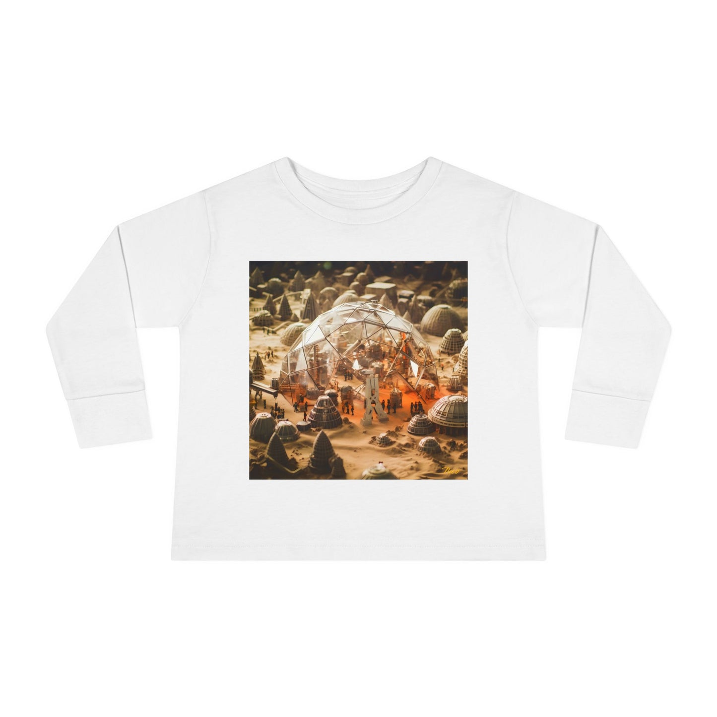 Elons' Dream Series Print #9 Toddler Long Sleeve Tee