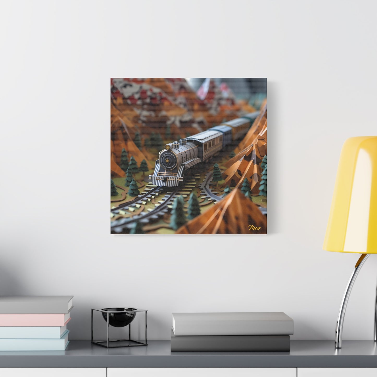 Orient Express Series Print #5 - Streched Matte Canvas Print, 1.25" Thick