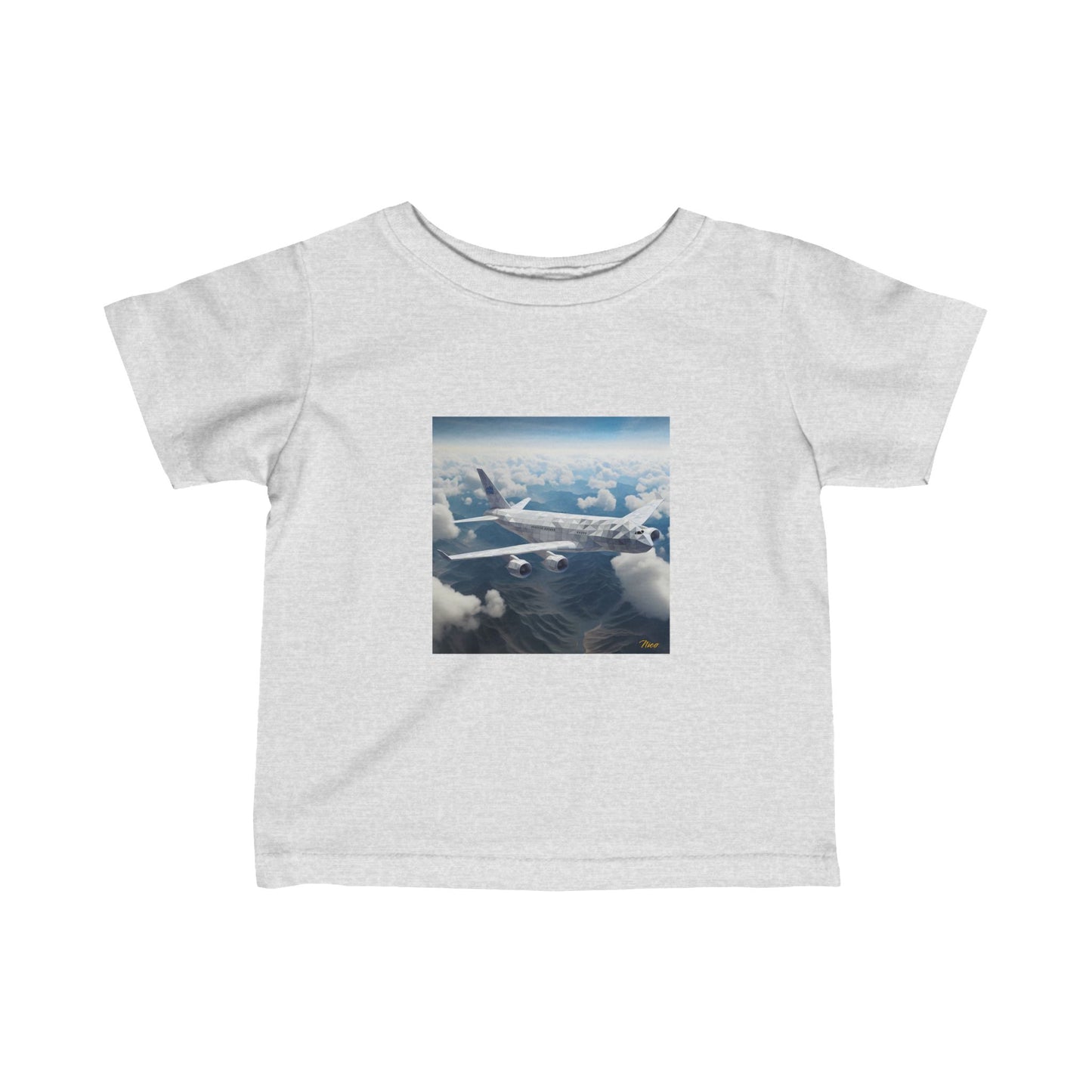 Frequent Flyer Miles Series Print #7 Infant Fine Jersey Tee