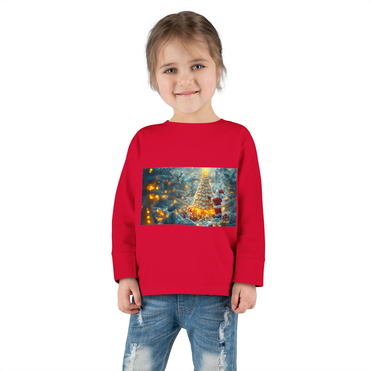 Chirstmas 2024 Series Print #10 Toddler Long Sleeve Tee