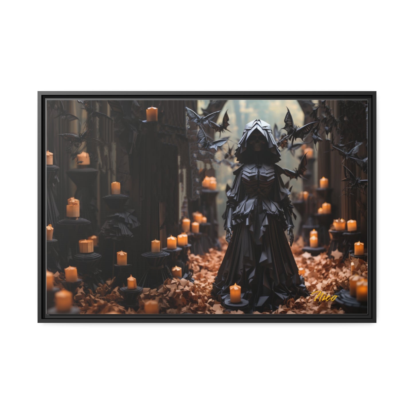 Halloween 2023 Series Print #5 - Black Framed Canvas Print