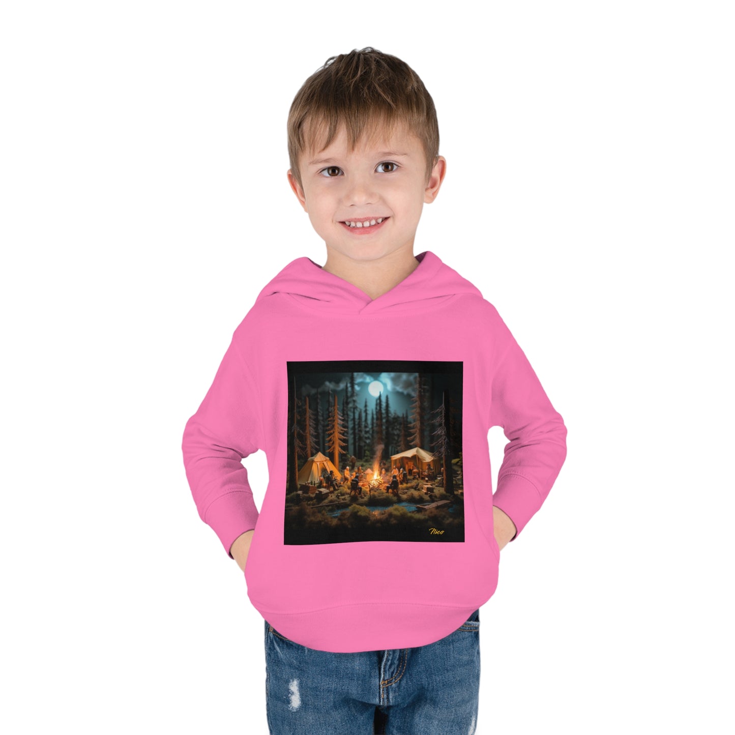 Under The Starry Skies Series Print #8 Toddler Pullover Fleece Hoodie