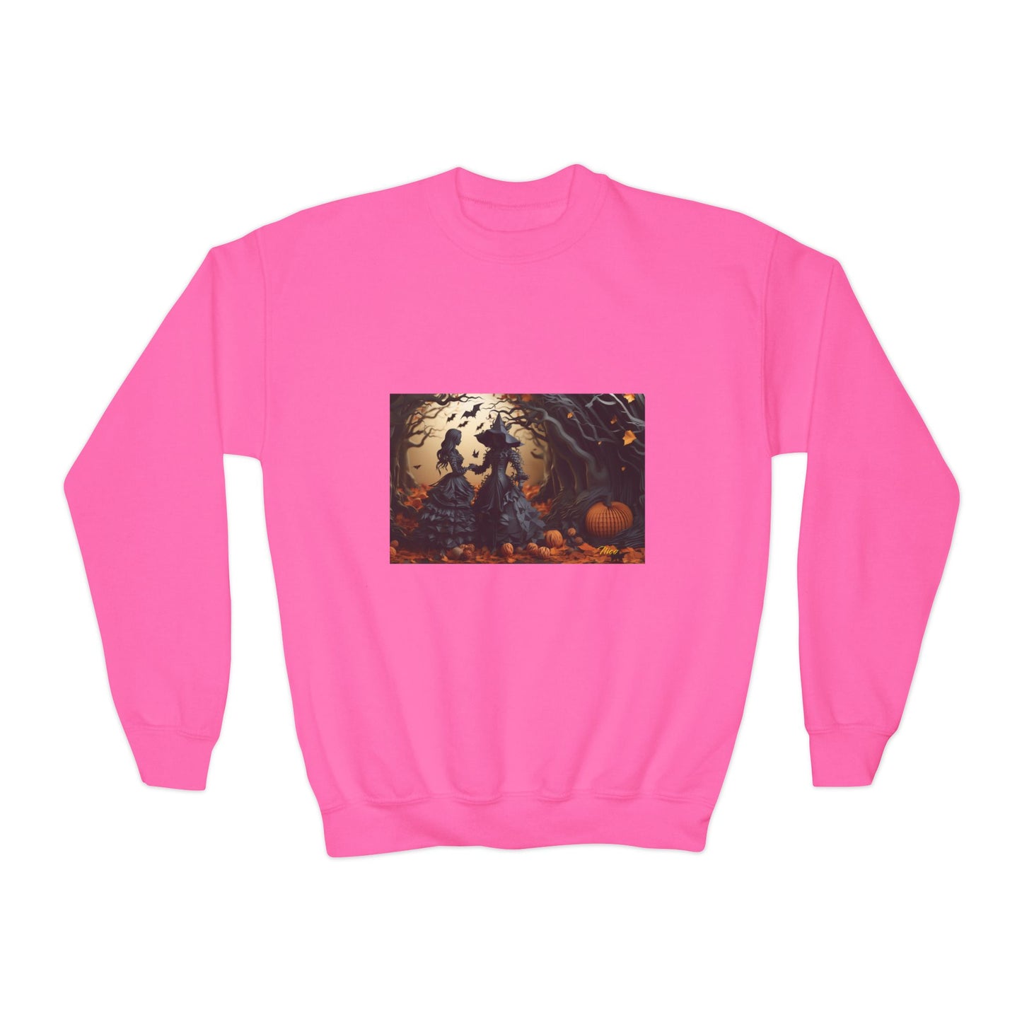 Halloween 2024 Series Print #9 Youth Crewneck Sweatshirt