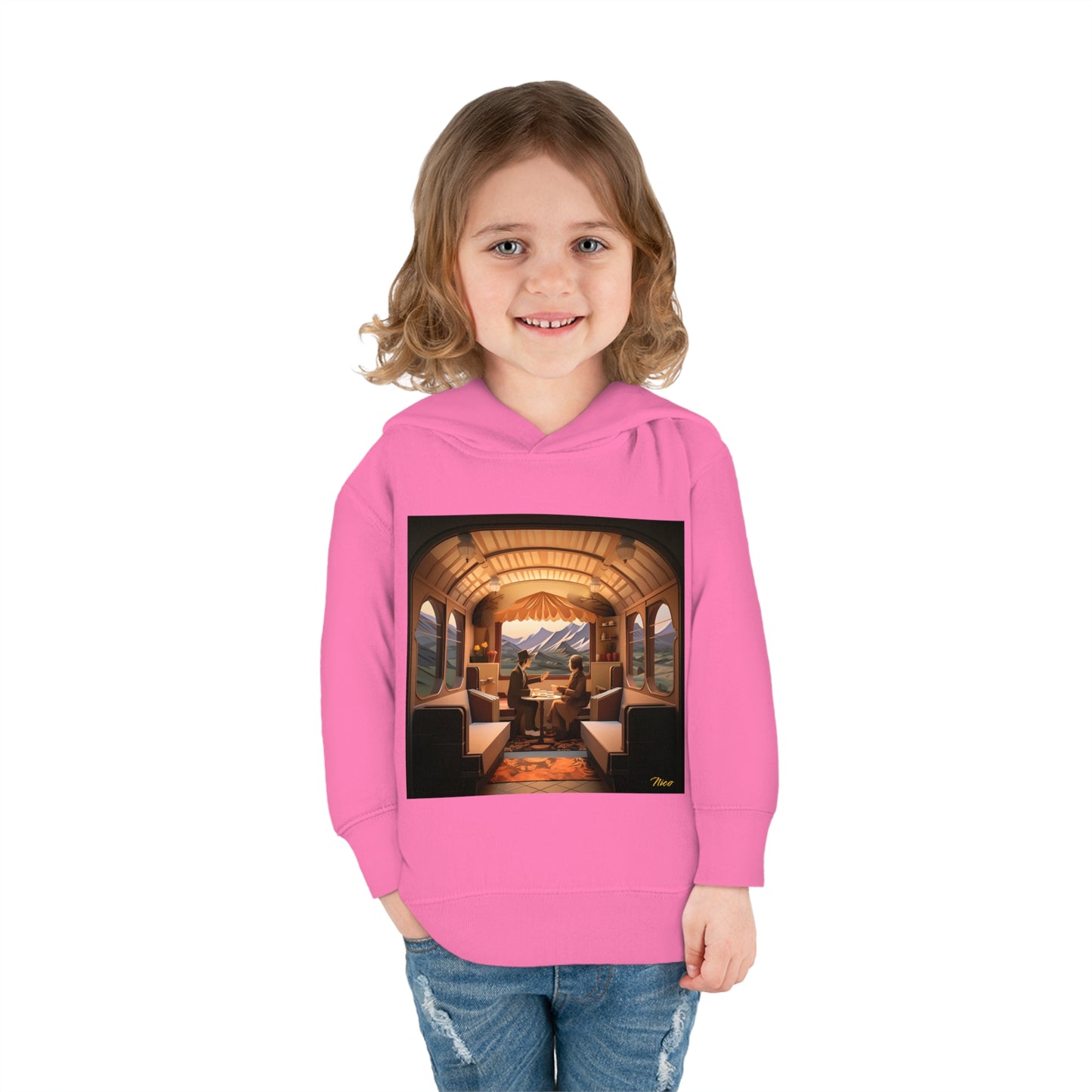 Orient Express Series Print #10 Toddler Pullover Fleece Hoodie