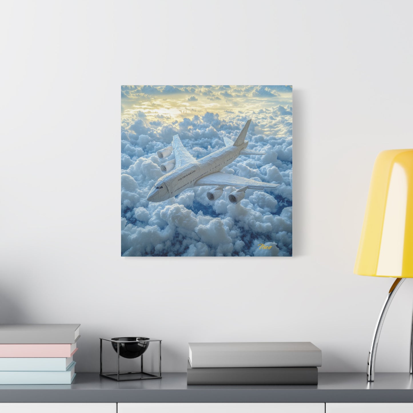 Frequent Flyer Miles Series Print #10 - Streched Matte Canvas Print, 1.25" Thick