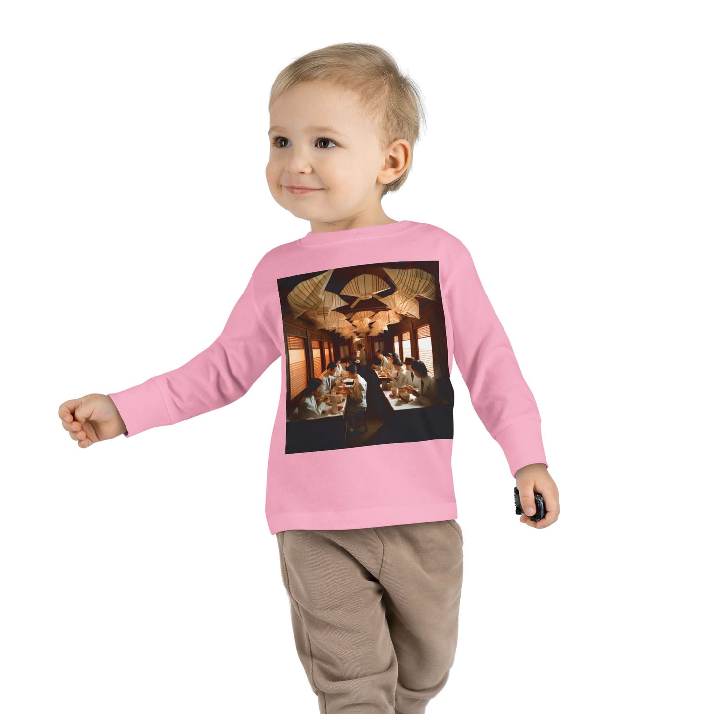 Orient Express Series Print #4 Toddler Long Sleeve Tee