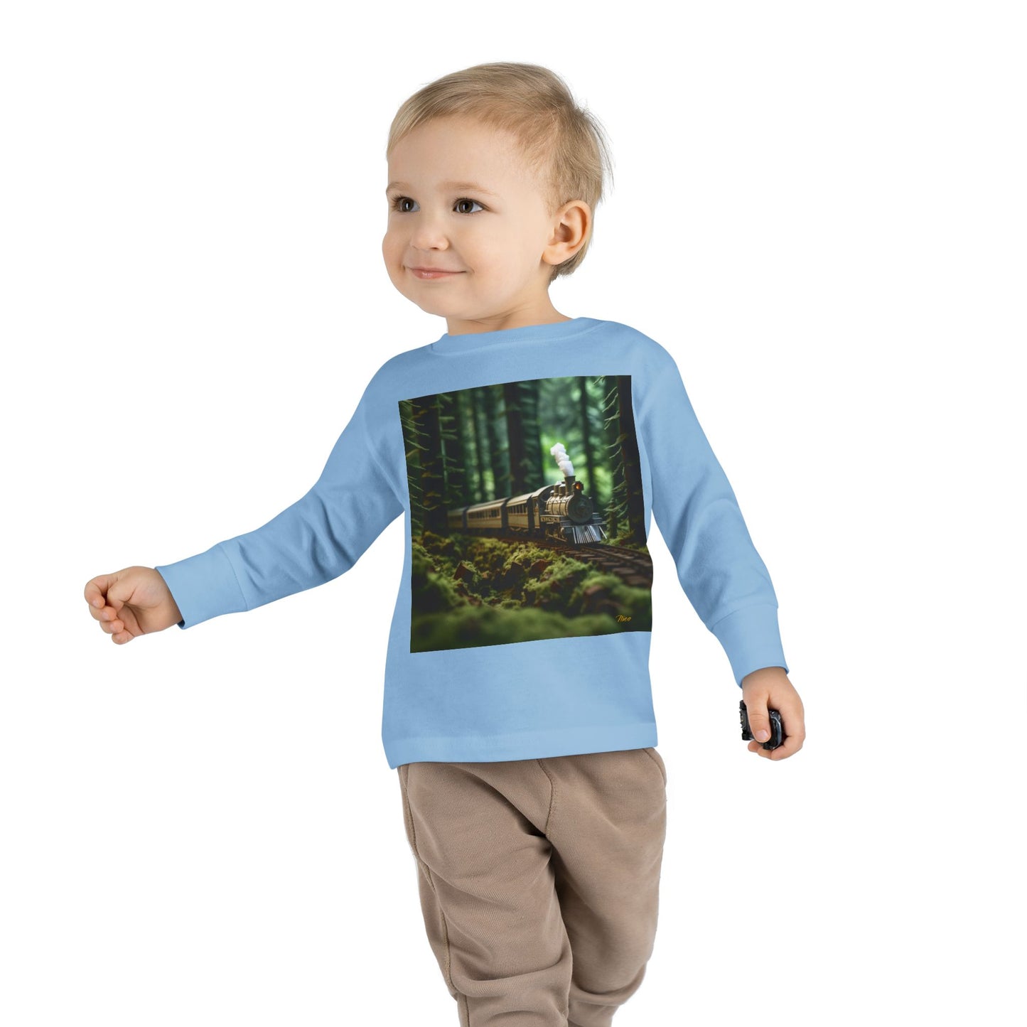 Orient Express Series Print #7 Toddler Long Sleeve Tee