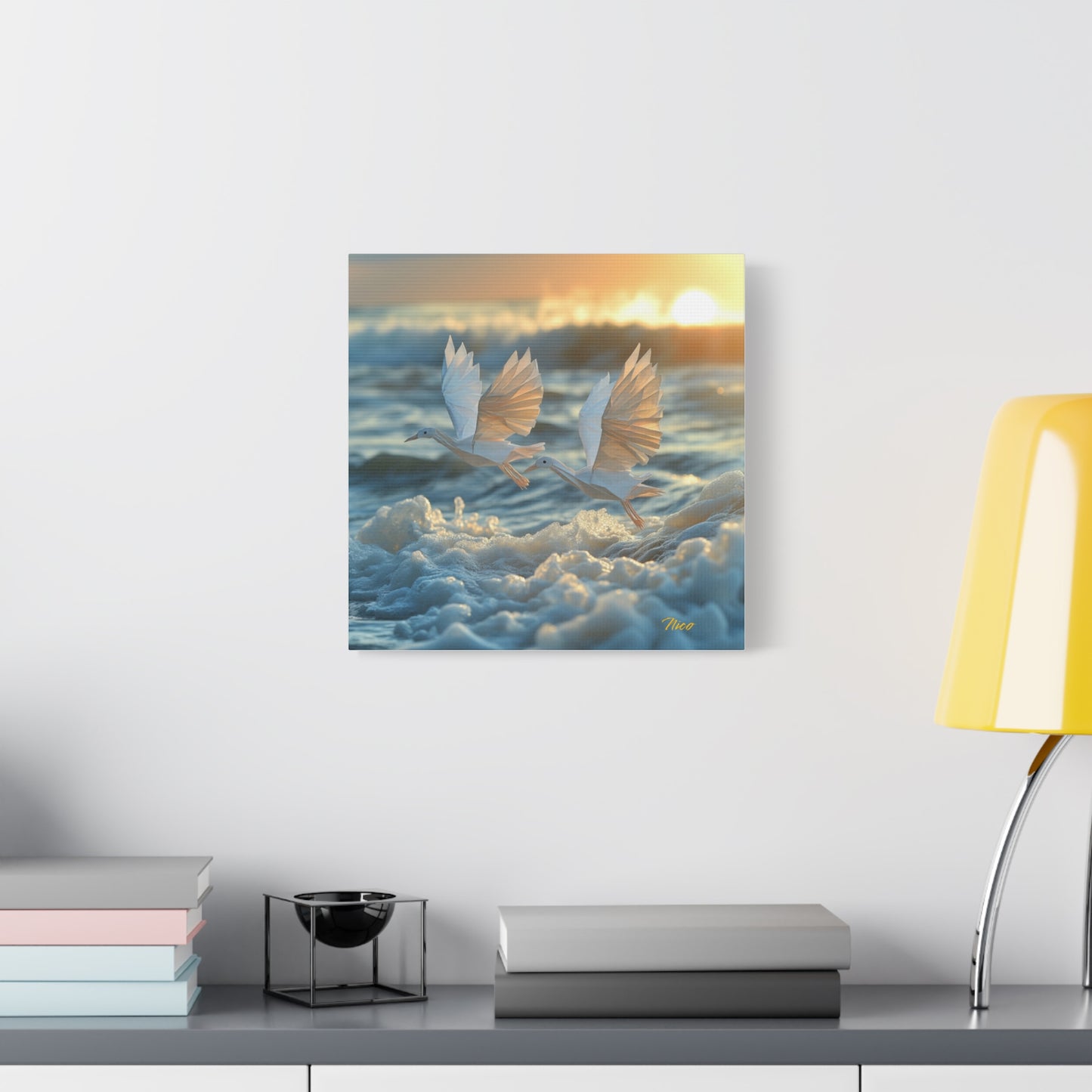 By The Seaside Series Print #5 - Streched Matte Canvas Print, 1.25" Thick