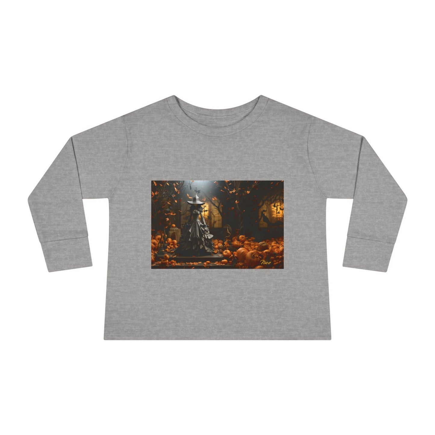 Halloween 2024 Series Print #10 Toddler Long Sleeve Tee