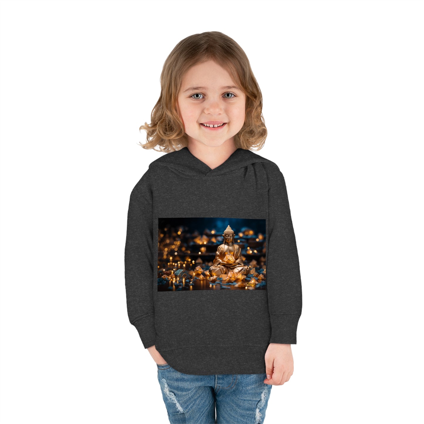 Ascending Buddah Series Print #9 Toddler Pullover Fleece Hoodie