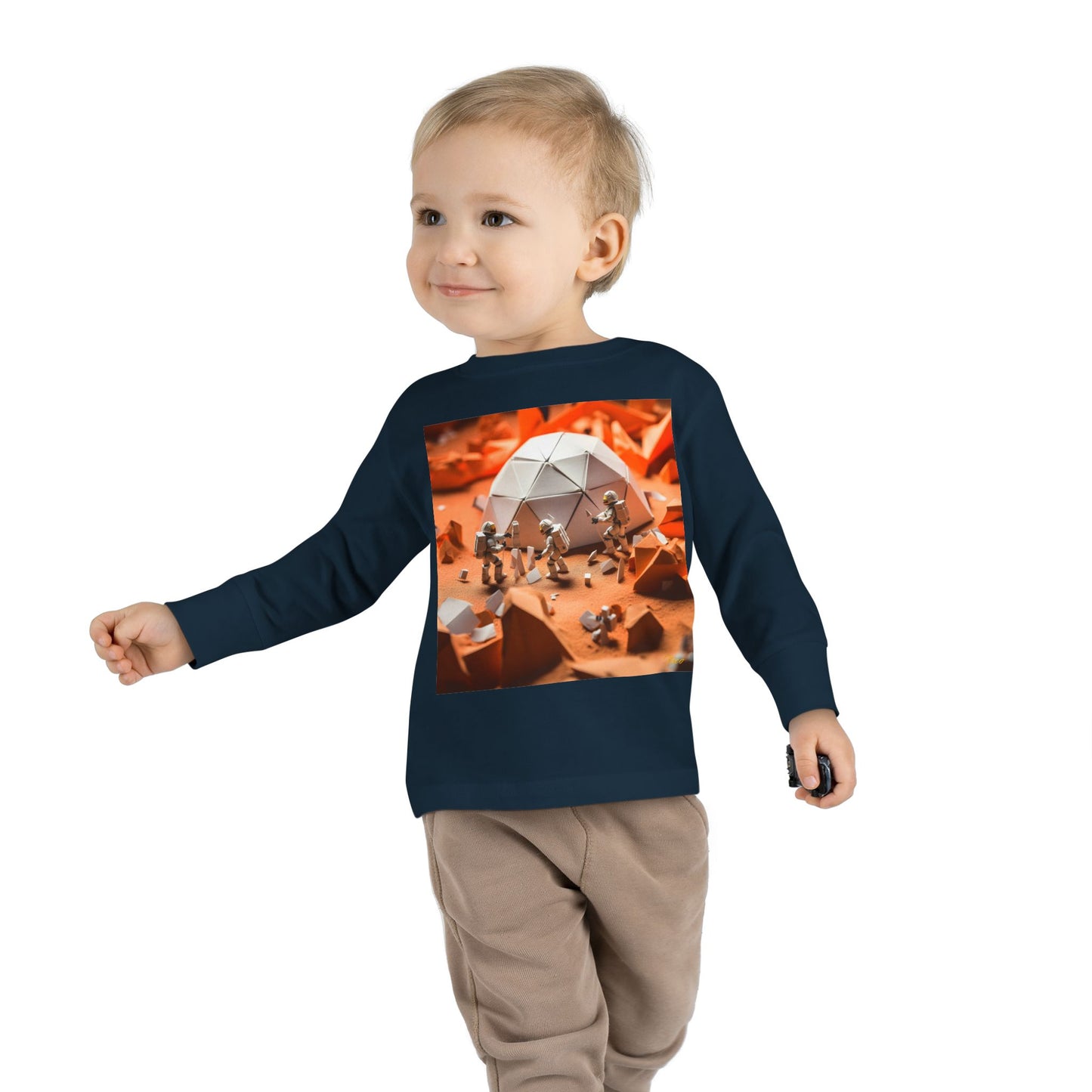 Elons' Dream Series Print #8 Toddler Long Sleeve Tee