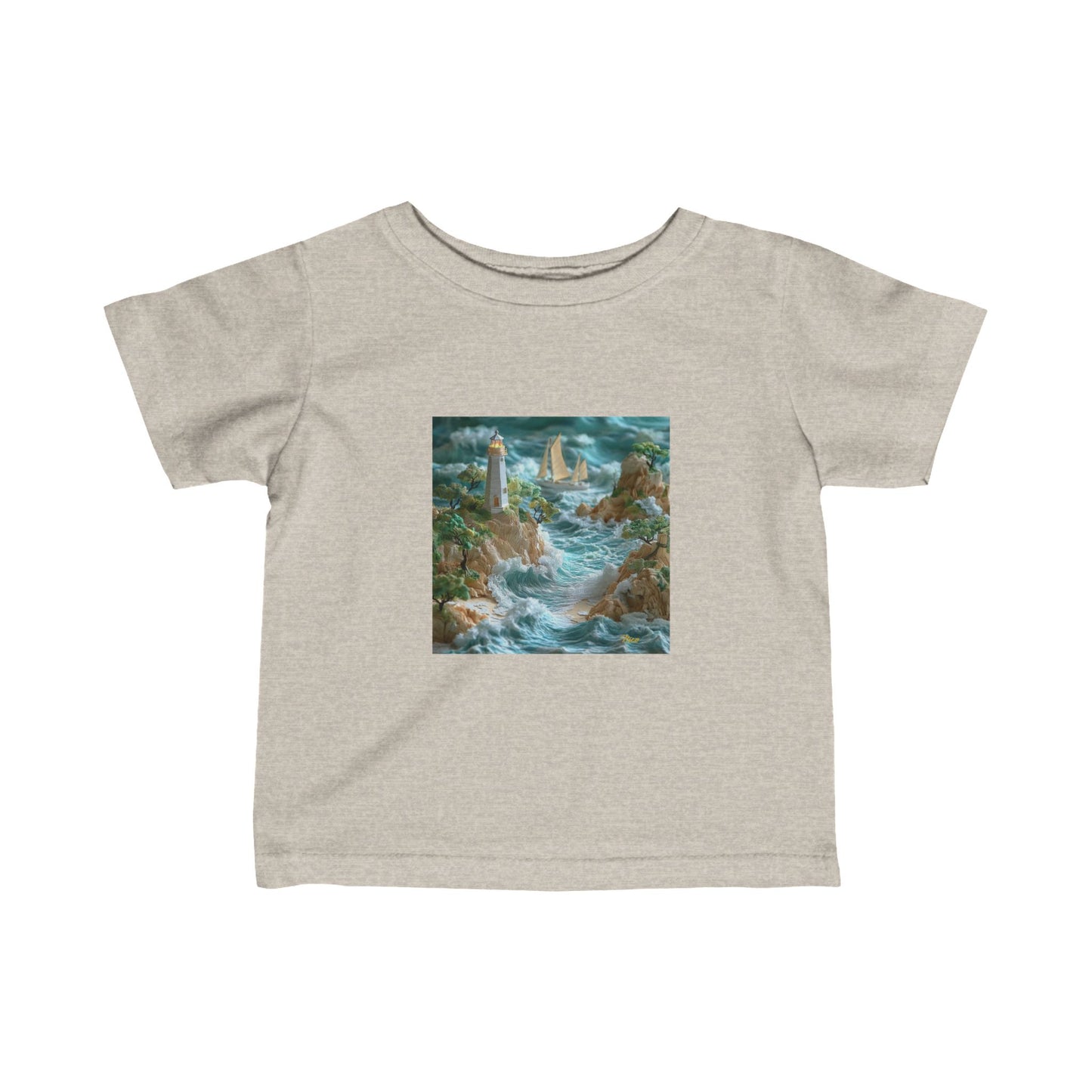 By The Seaside Series Print #9 Infant Fine Jersey Tee