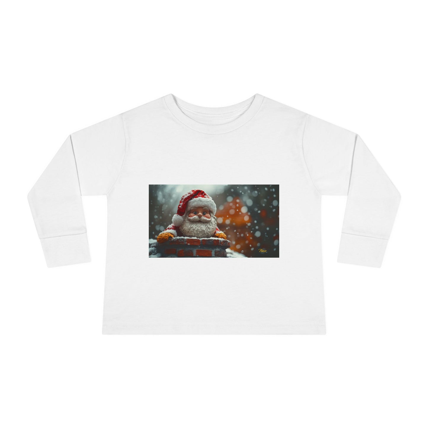 Chirstmas 2024 Series Print #6 Toddler Long Sleeve Tee