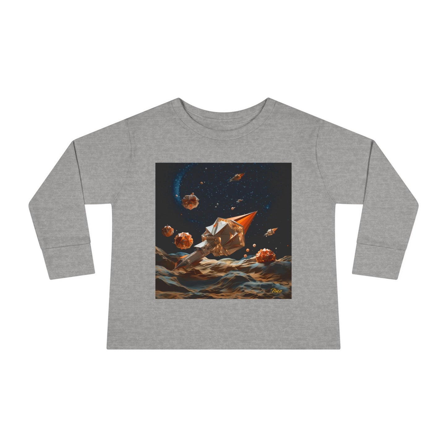 Elons' Dream Series Print #3 Toddler Long Sleeve Tee